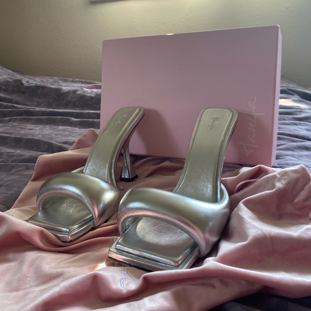 Hanifa Zoe Mules (Chrome)